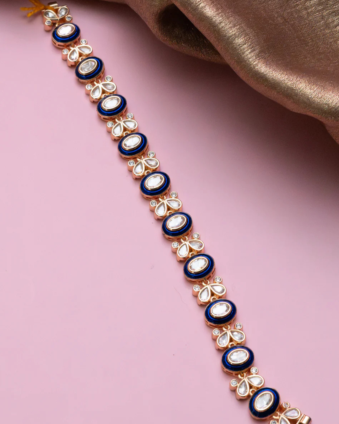 Polki Meenakari Bracelet