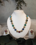 Navratna Radiance Heritage Necklace Set
