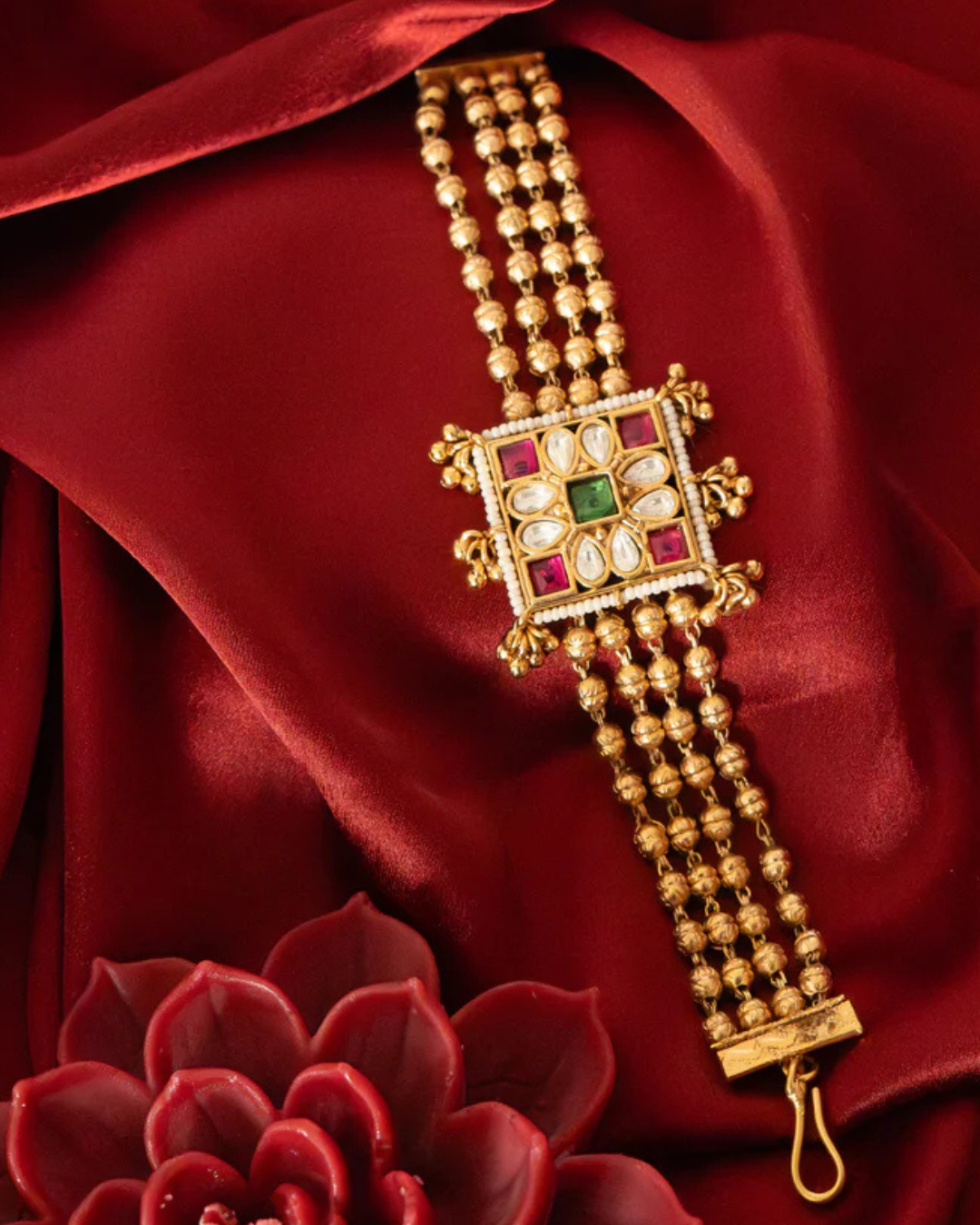 Maharani Beaded Statement Bracelet