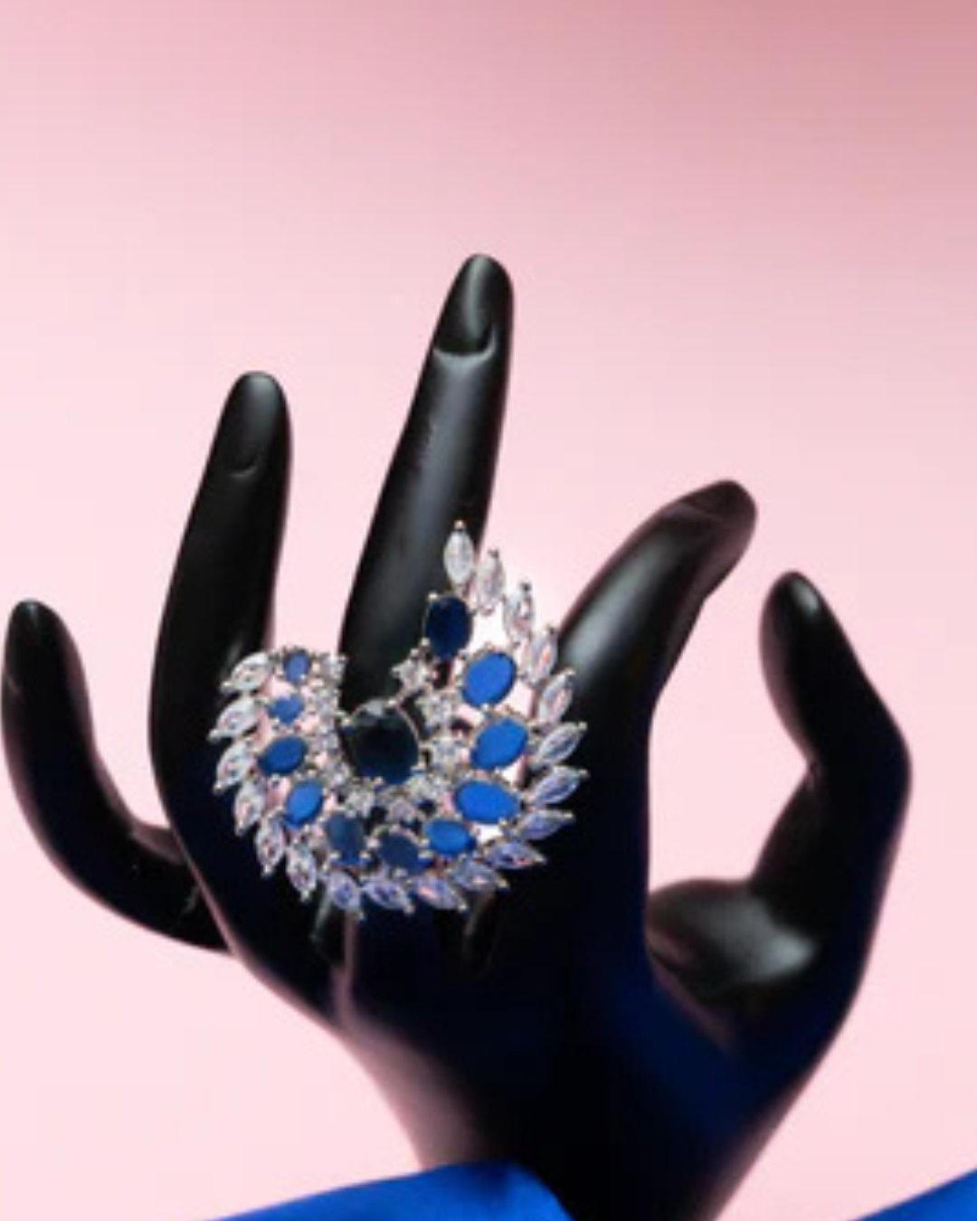 Imperial Amber Square Ring