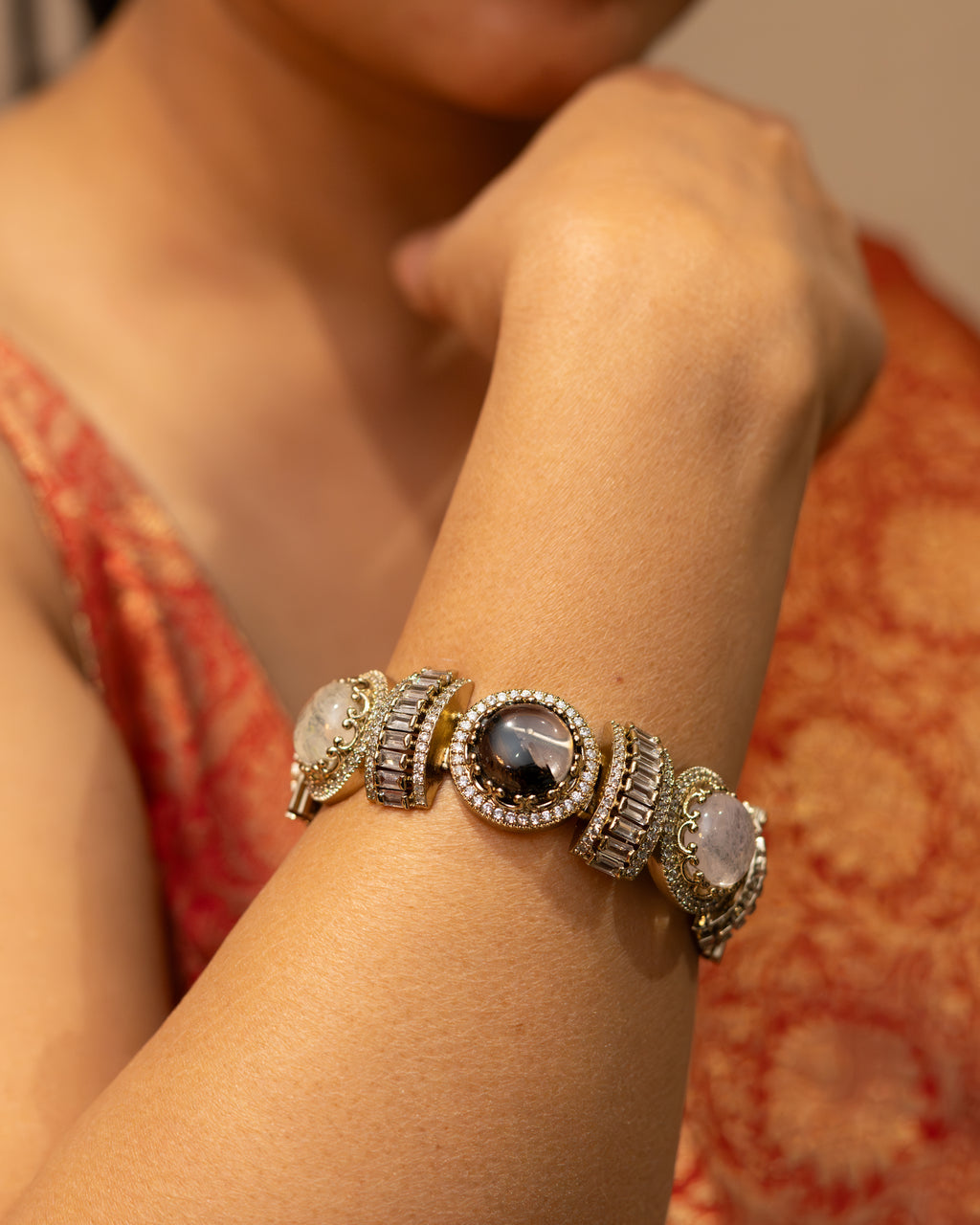 Sabya Inspired Statement Openable Kada