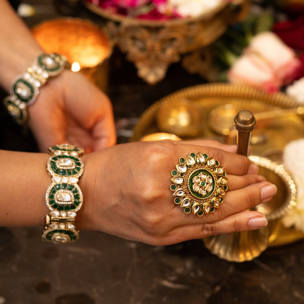 Noor Polki Openable Kada