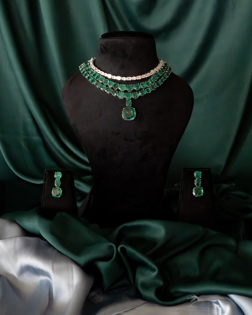 Emerald Luxe Layered Necklace