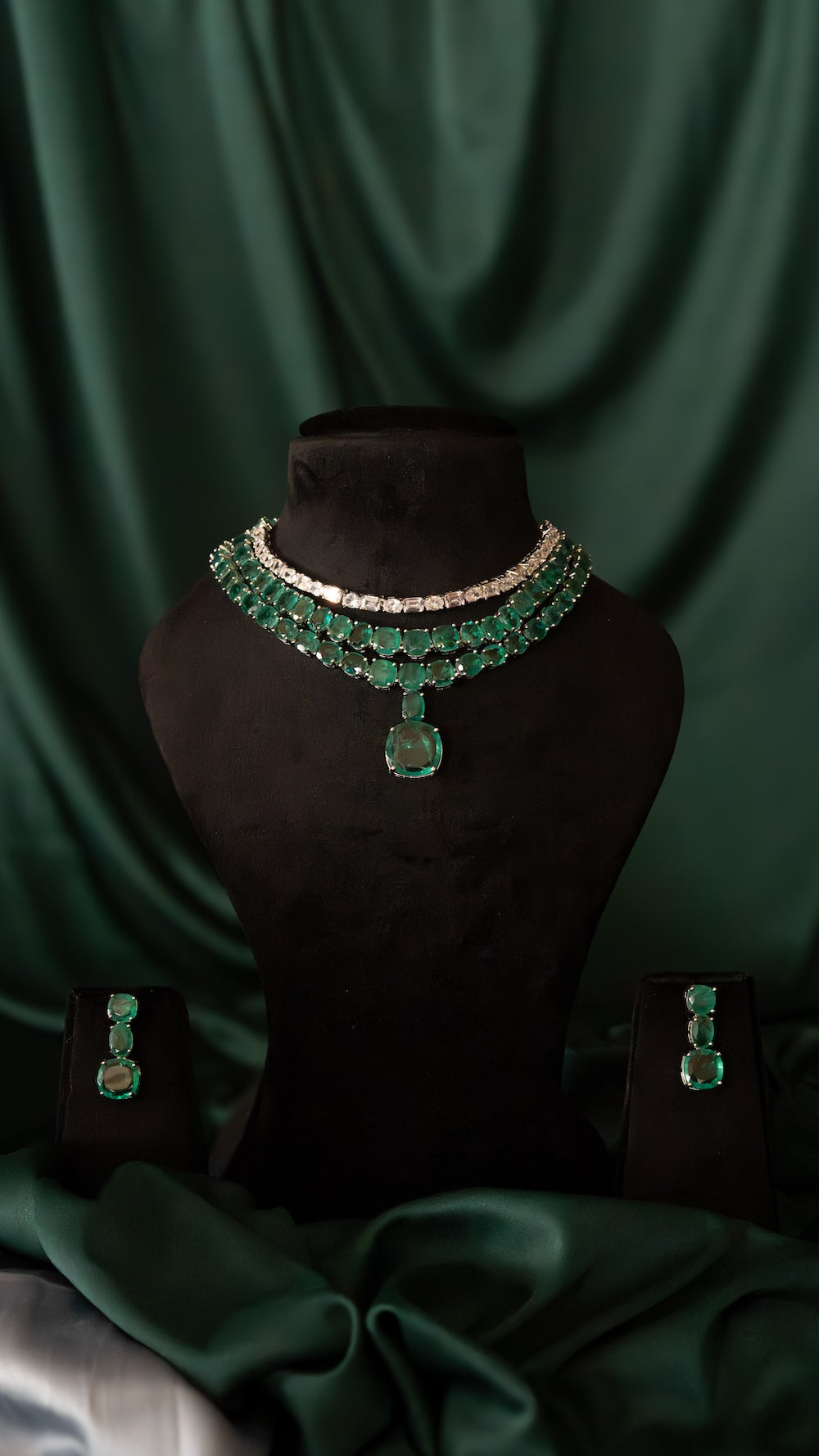 Emerald Luxe Layered Necklace