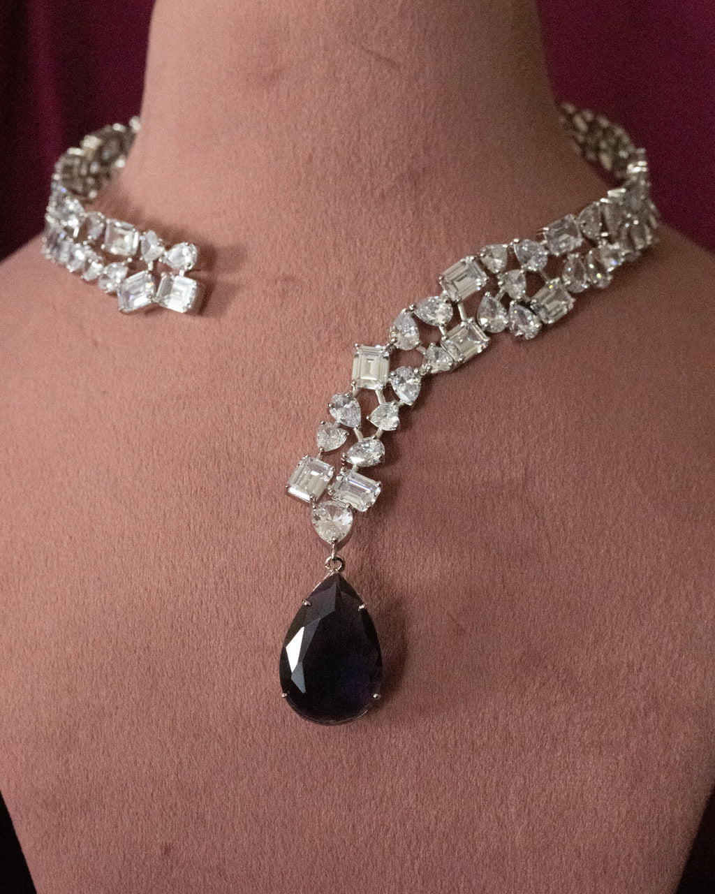 Amethyst Whisper Necklace Set