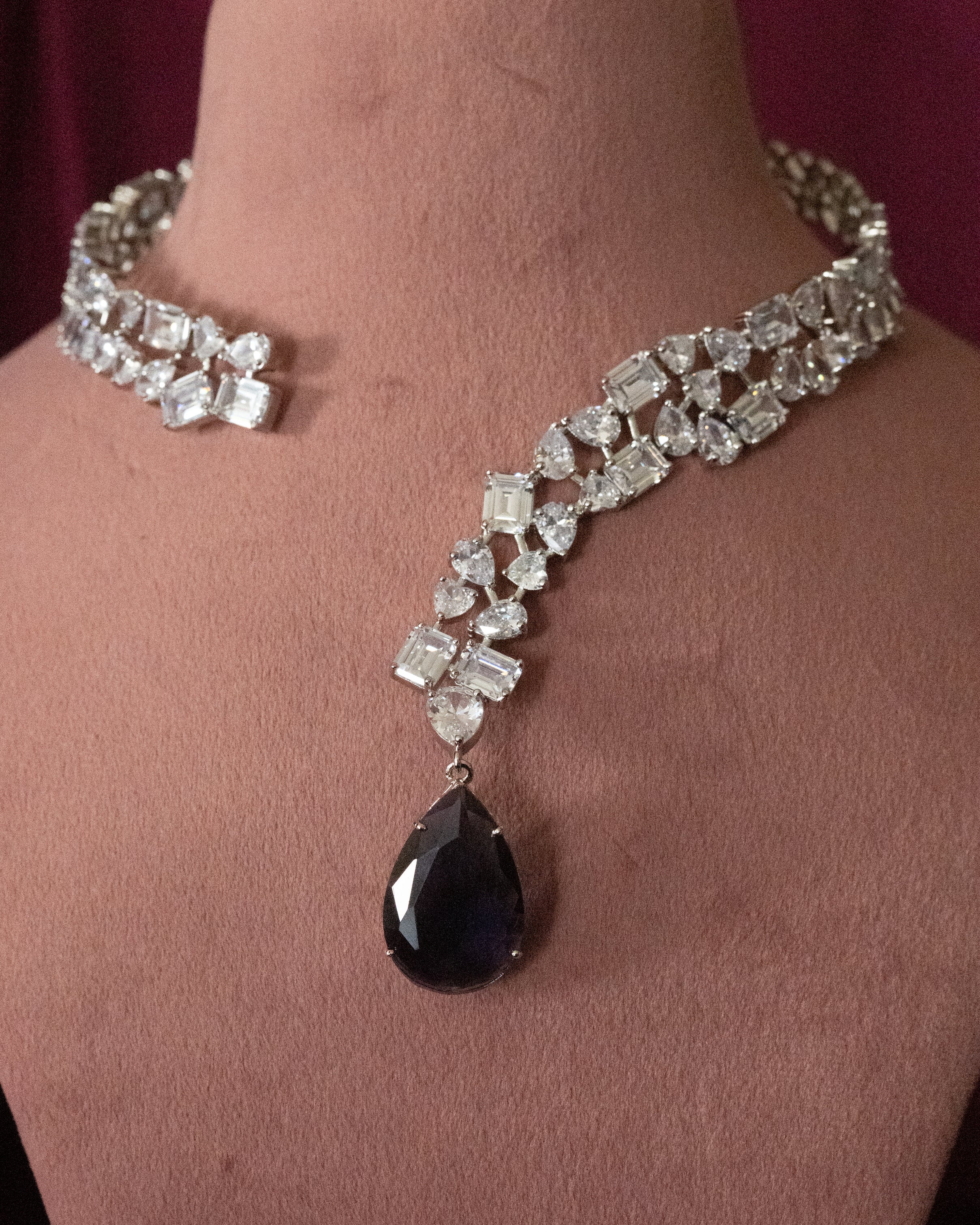 Amethyst Whisper Necklace Set