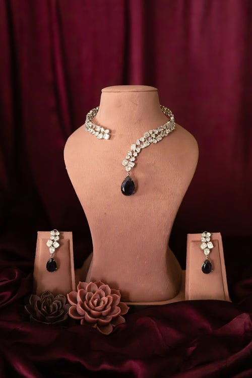 Amethyst Whisper Necklace Set