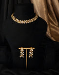 Golden Radiance Polki Choker Set