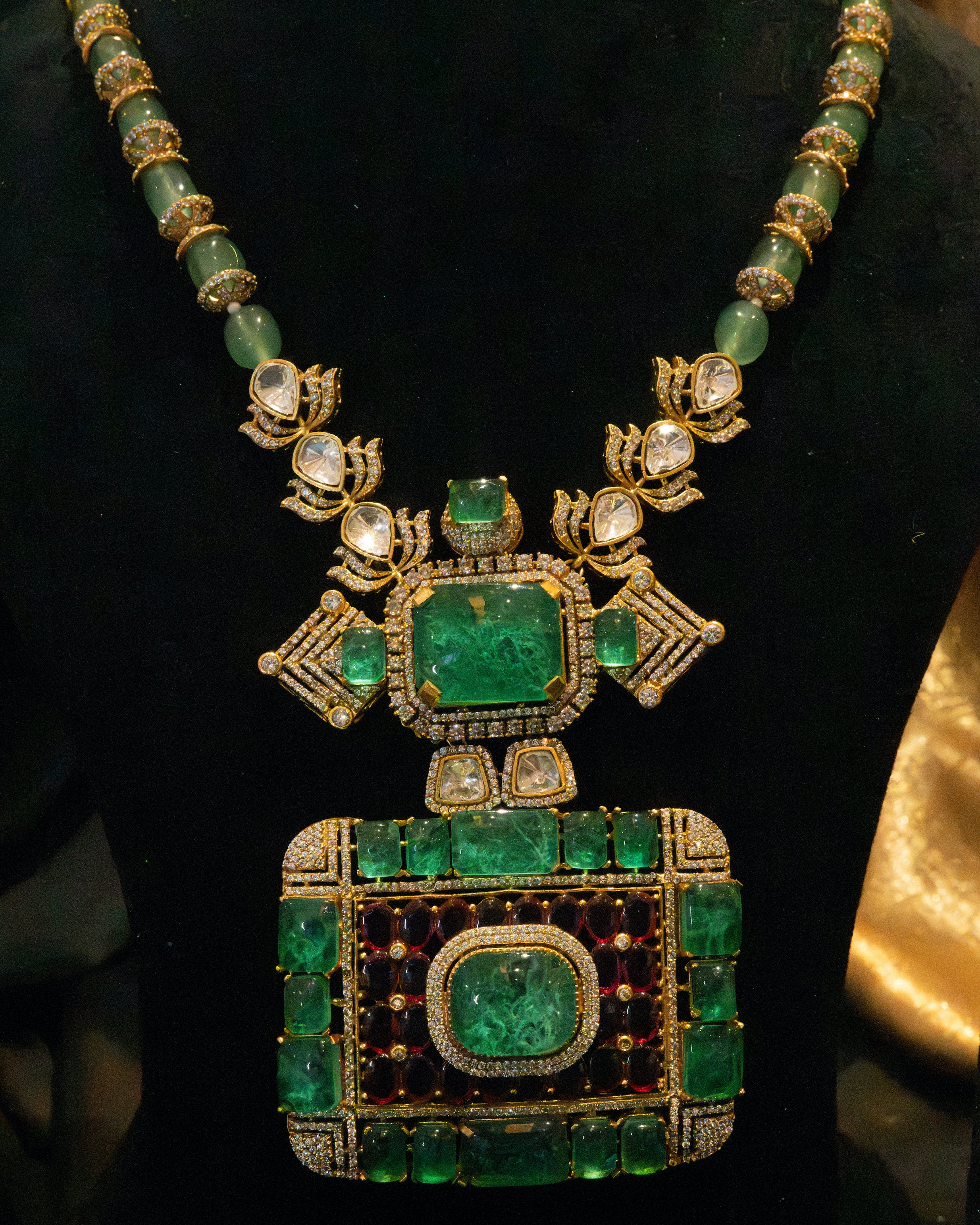 Emerald Dynasty Statement Set