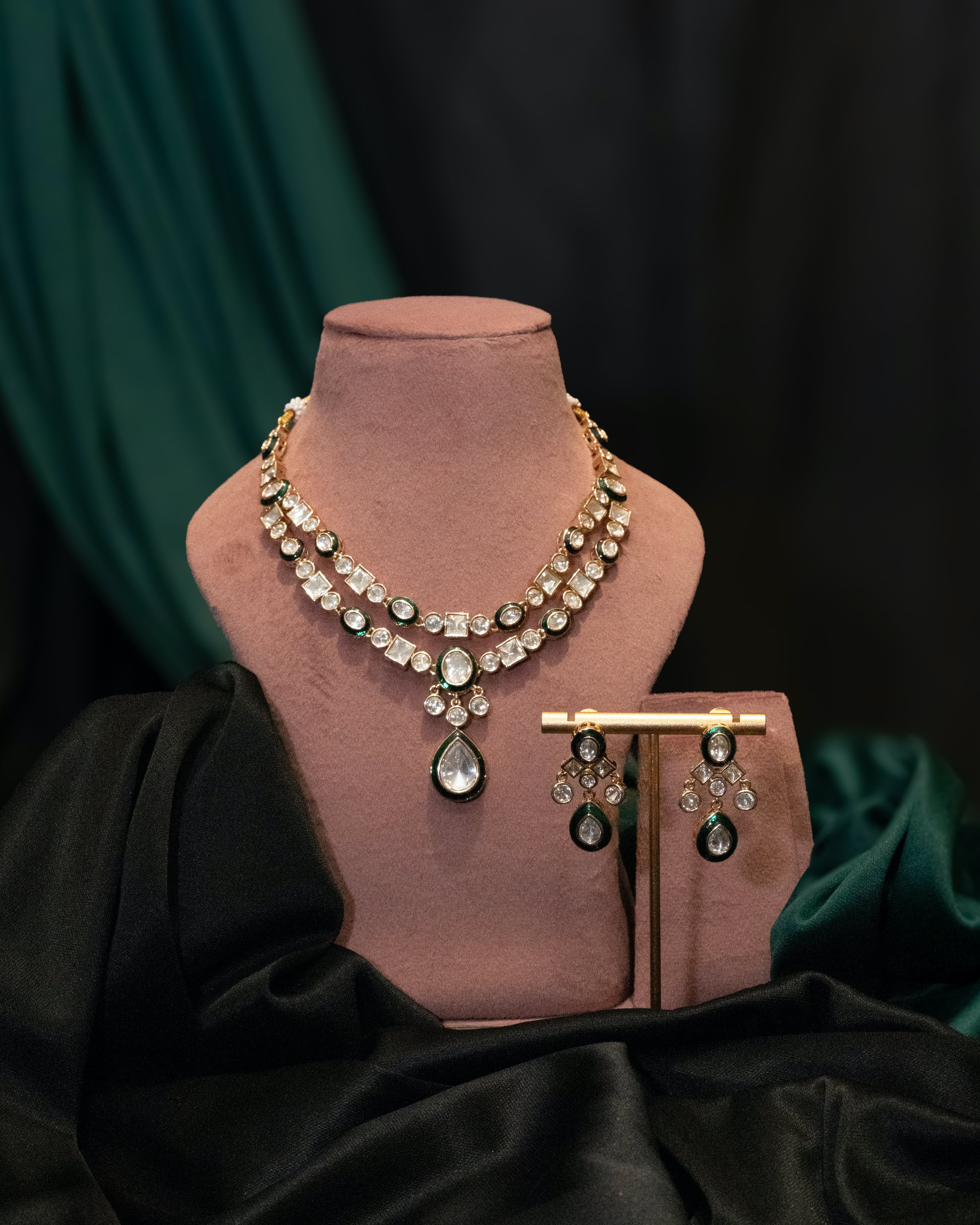 Emerald Dewdrop Elegance Set