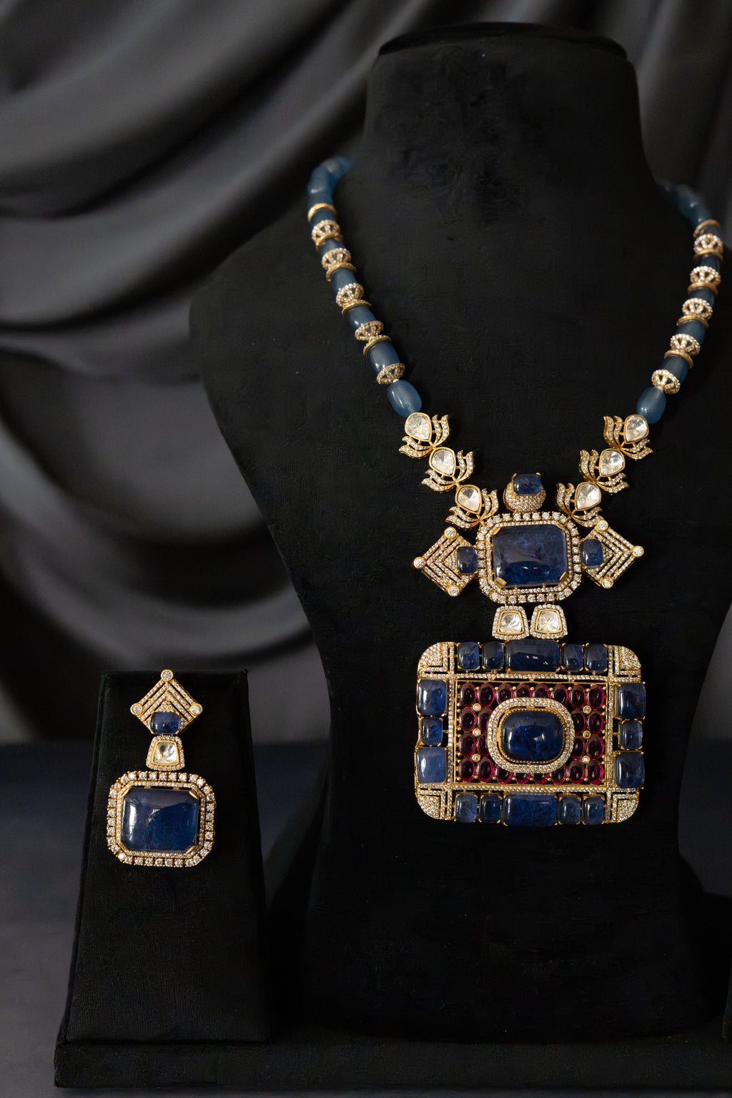 Victorian Sapphire Statement Set