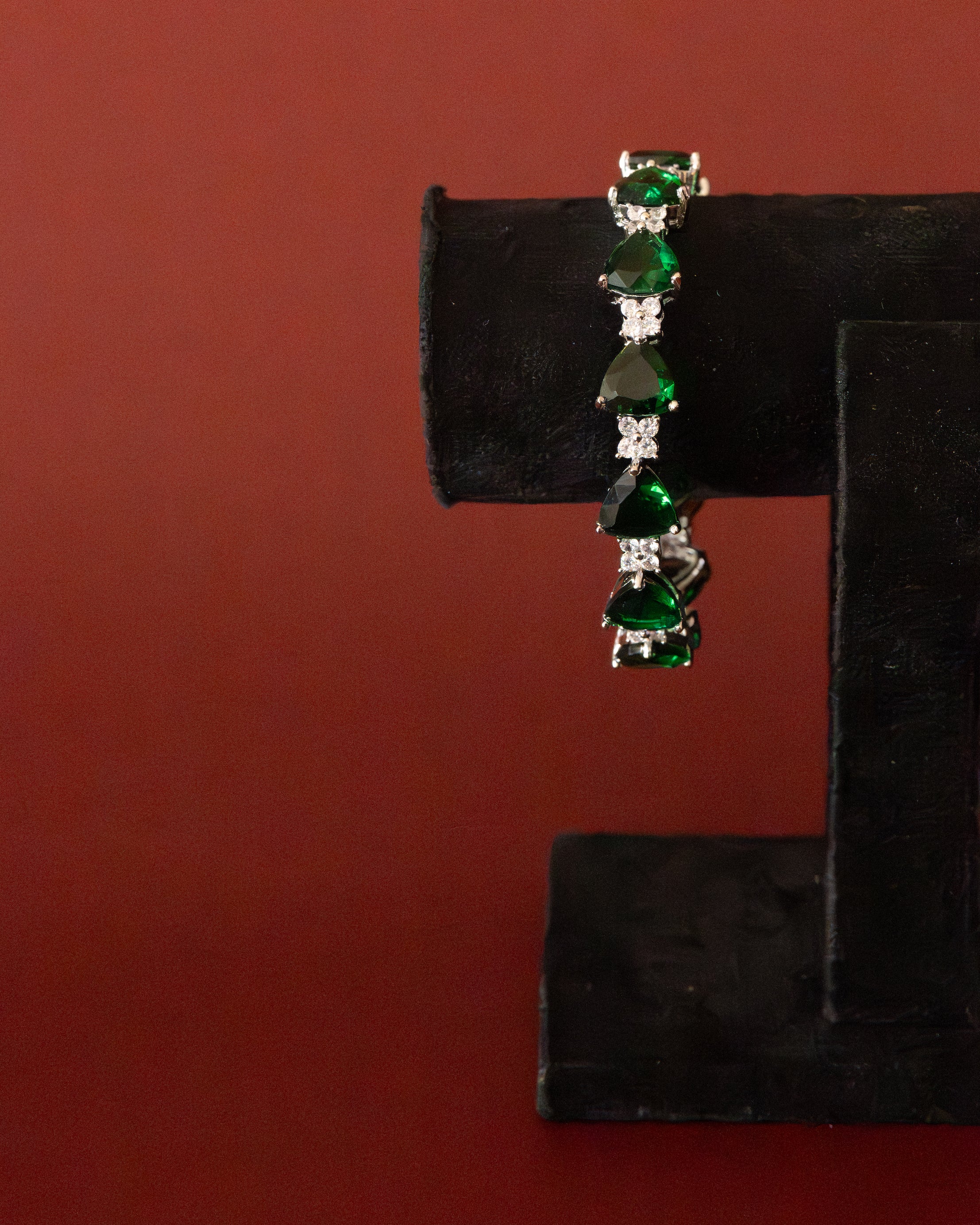 Emerald Diamond Bangles
