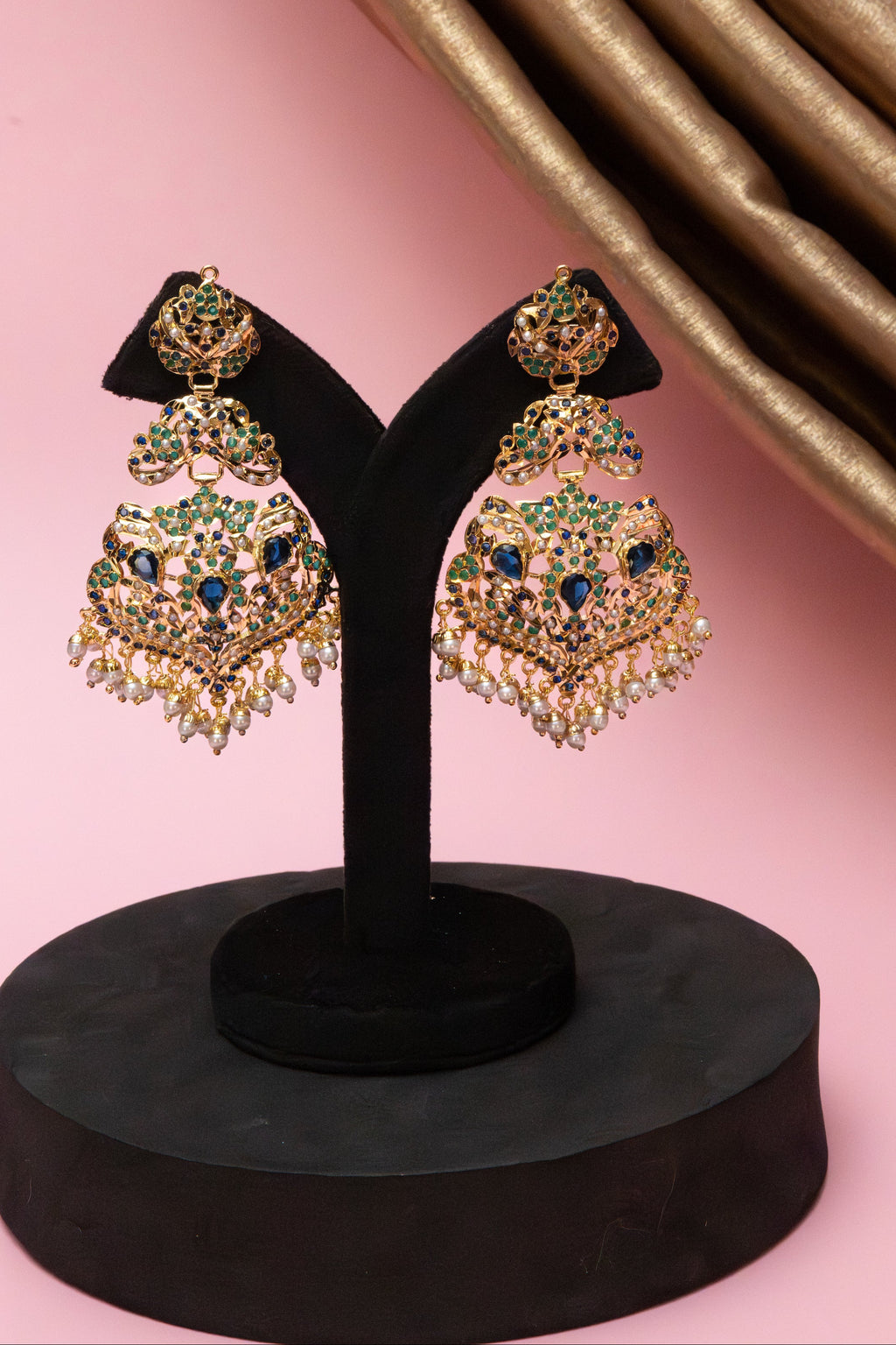 Neelmayuri Jhumka Earrings