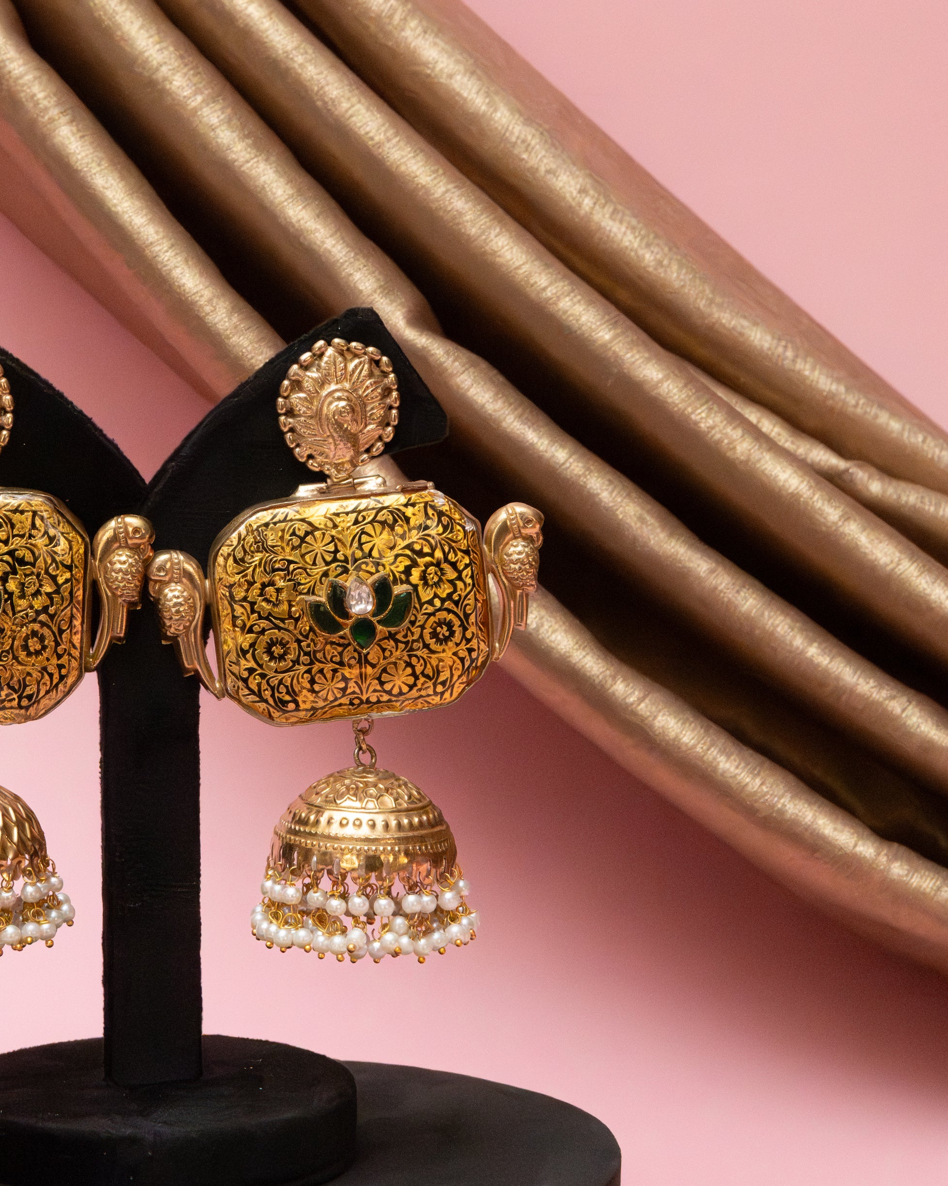 Mayur Viraasat Jhumka Drops