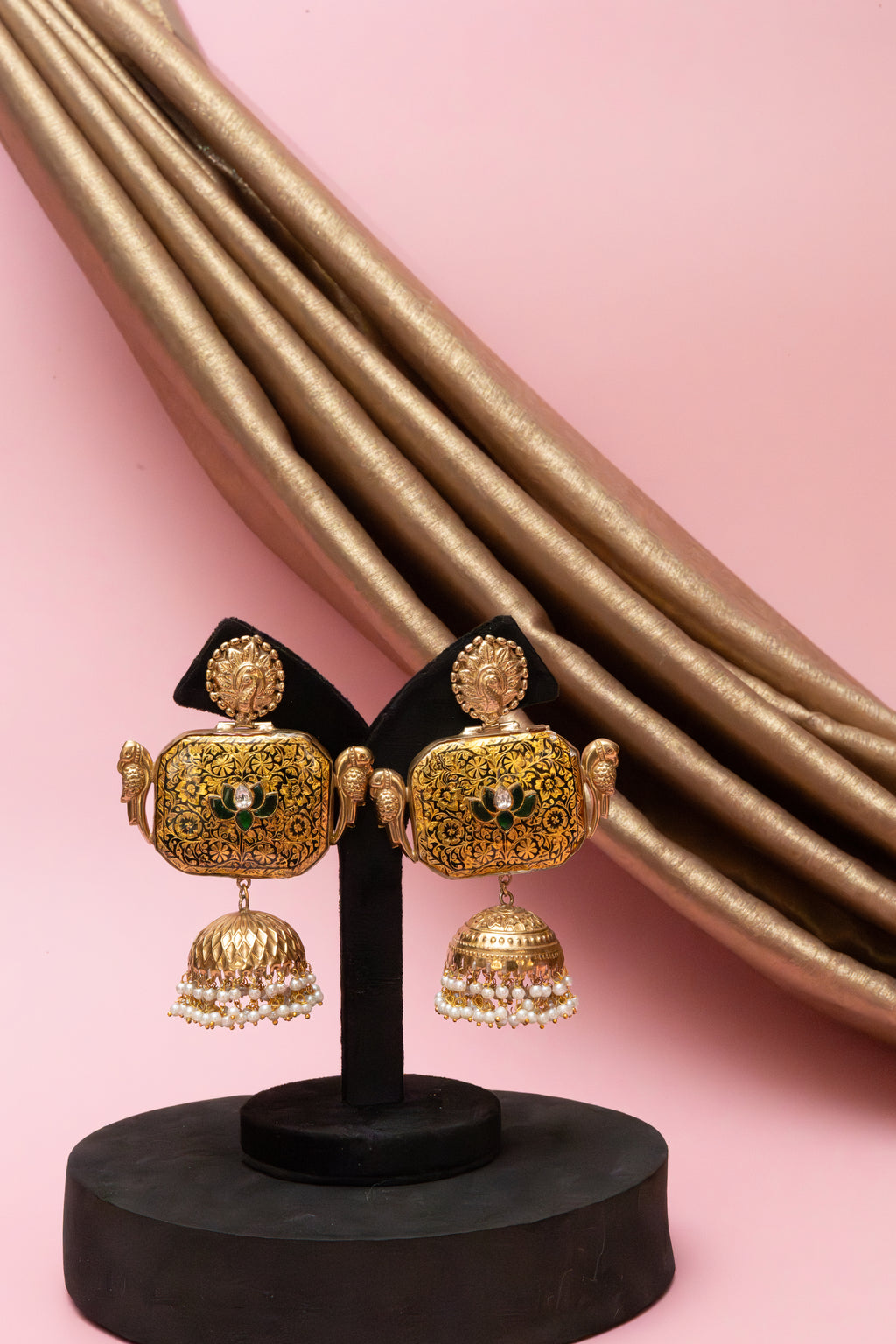 Mayur Viraasat Jhumka Drops