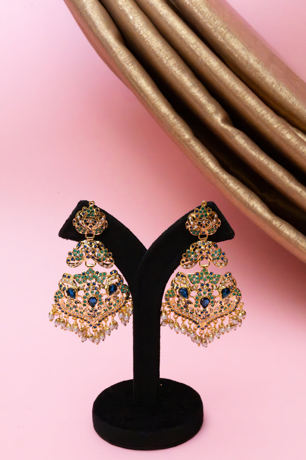 Neelmayuri Jhumka Earrings