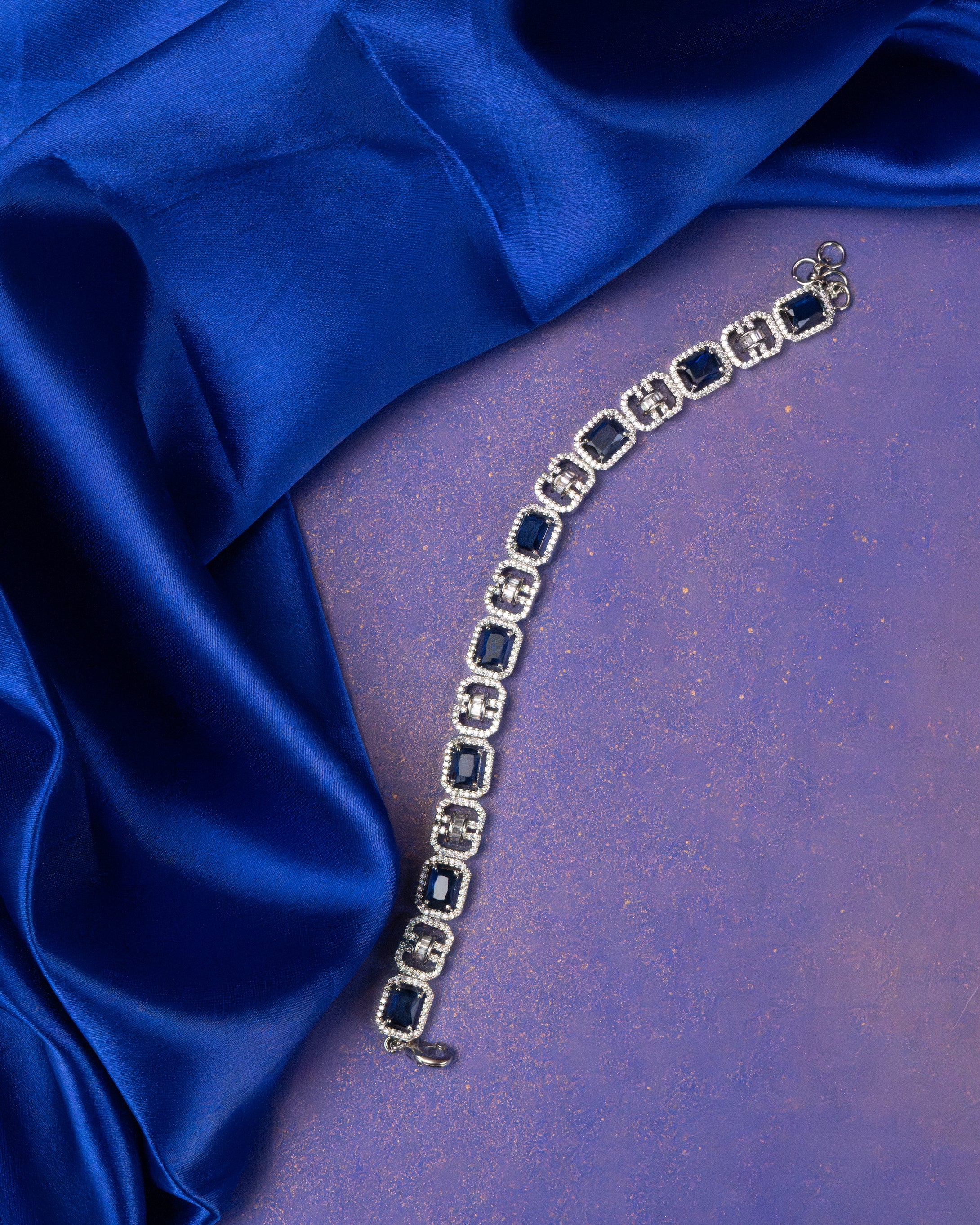 Midnight Sapphire Tennis Bracelet