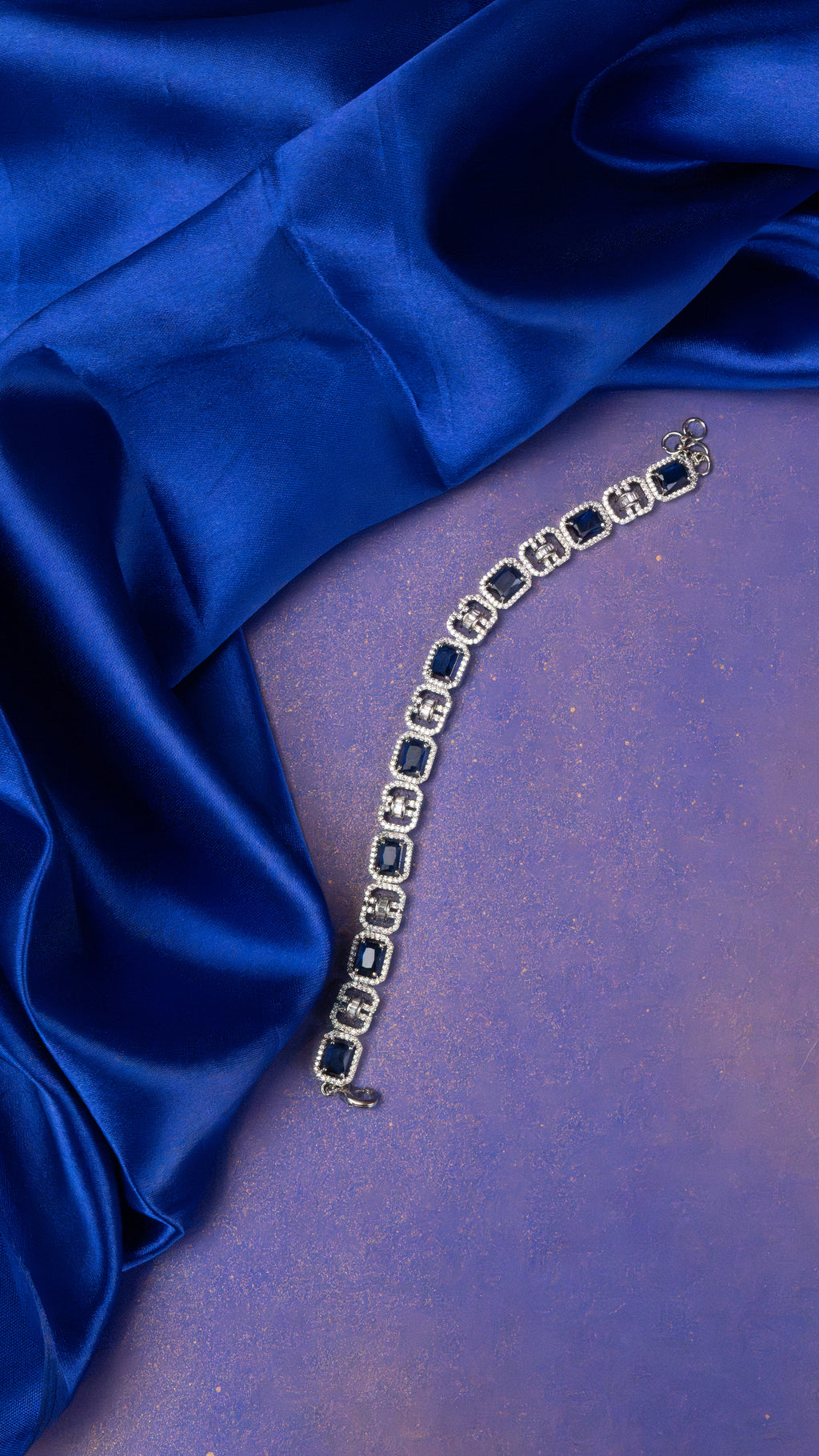 Midnight Sapphire Tennis Bracelet