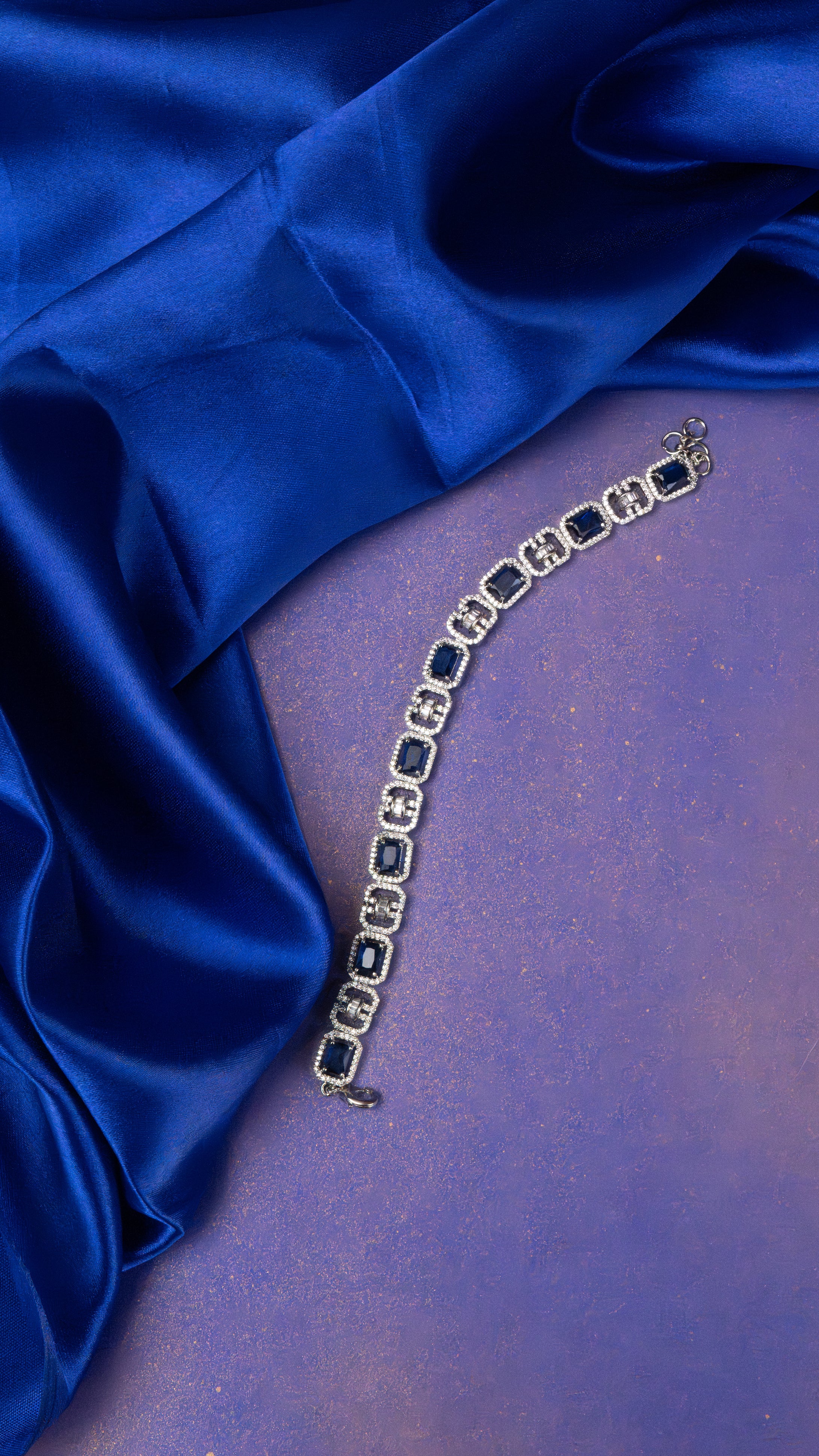 Midnight Sapphire Tennis Bracelet