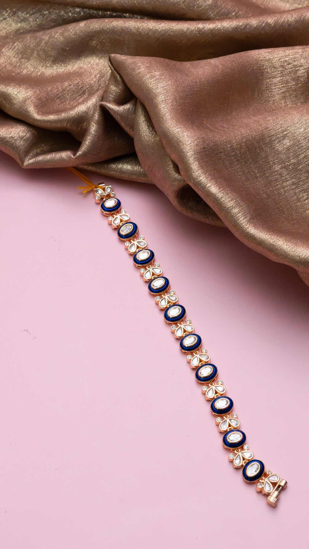 Polki Meenakari Bracelet