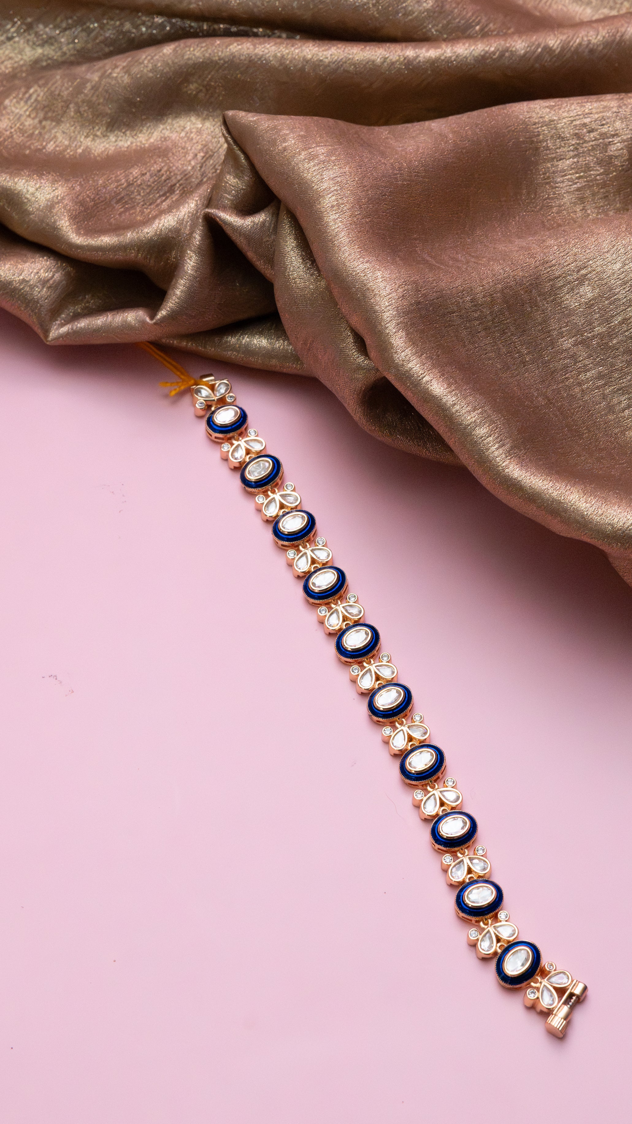 Polki Meenakari Bracelet