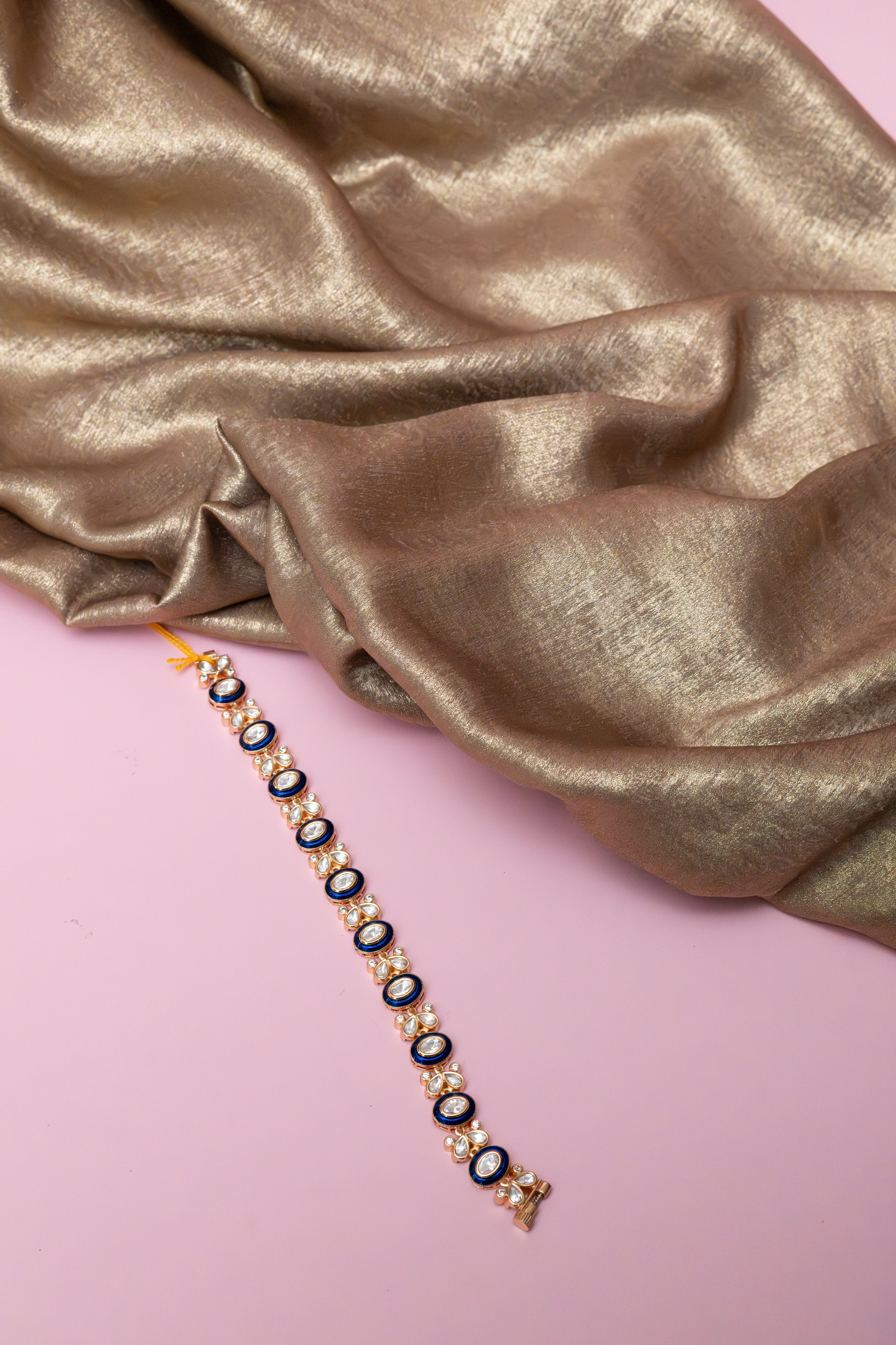 Polki Meenakari Bracelet