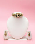 Handcrafted Nakashi Emerald Choker Set