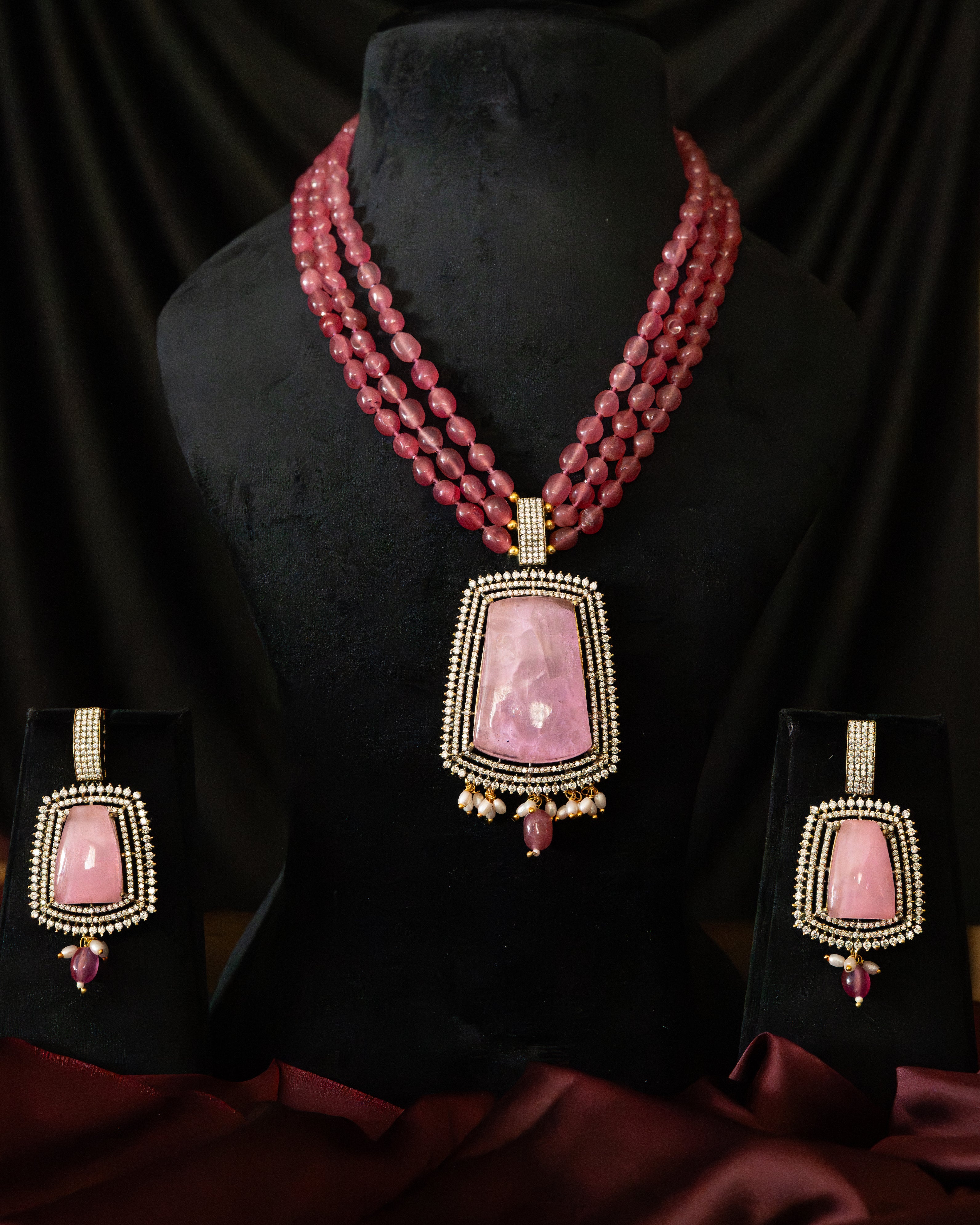 Rose Royale Statement Set