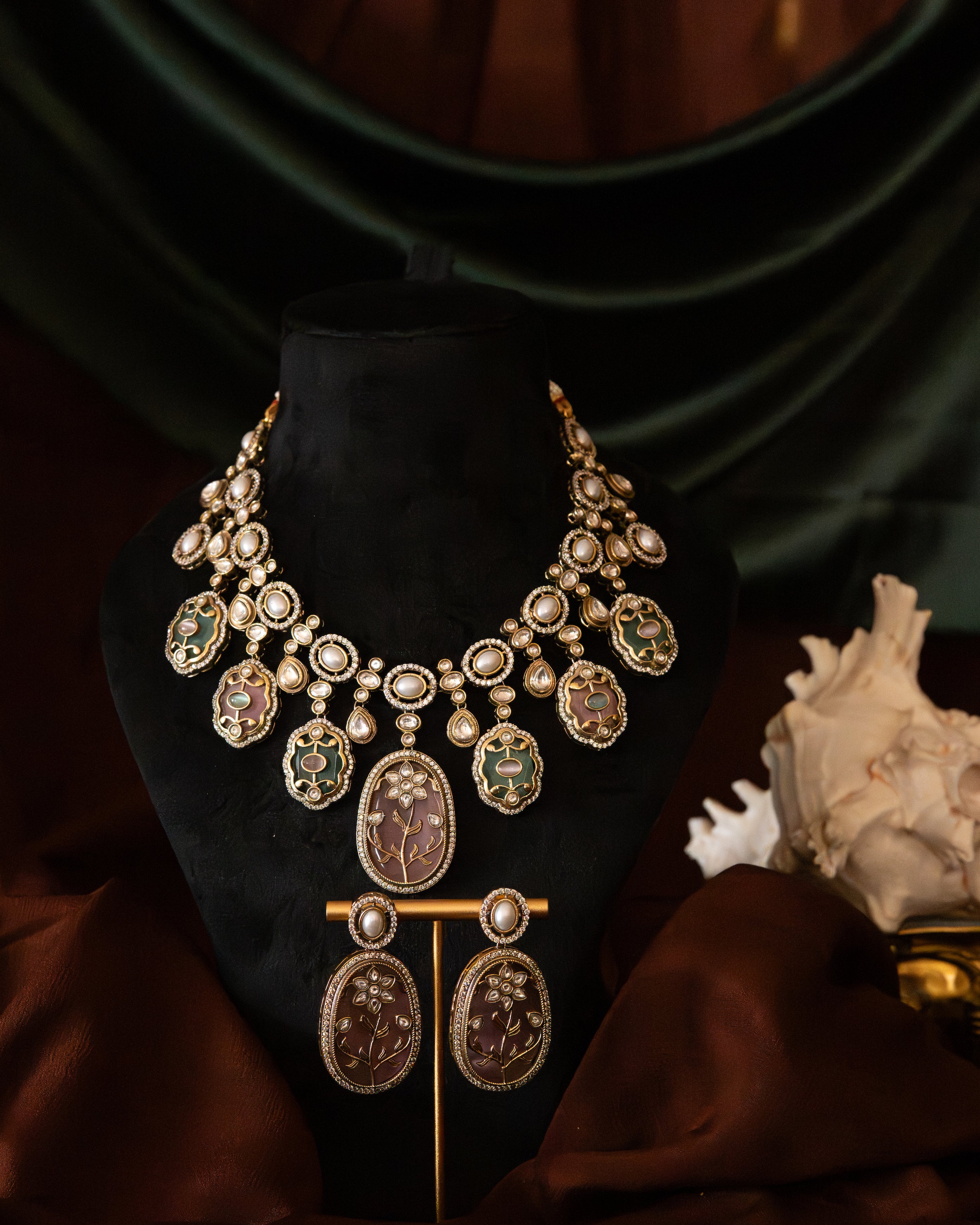 Viraasat Flora Heritage Necklace