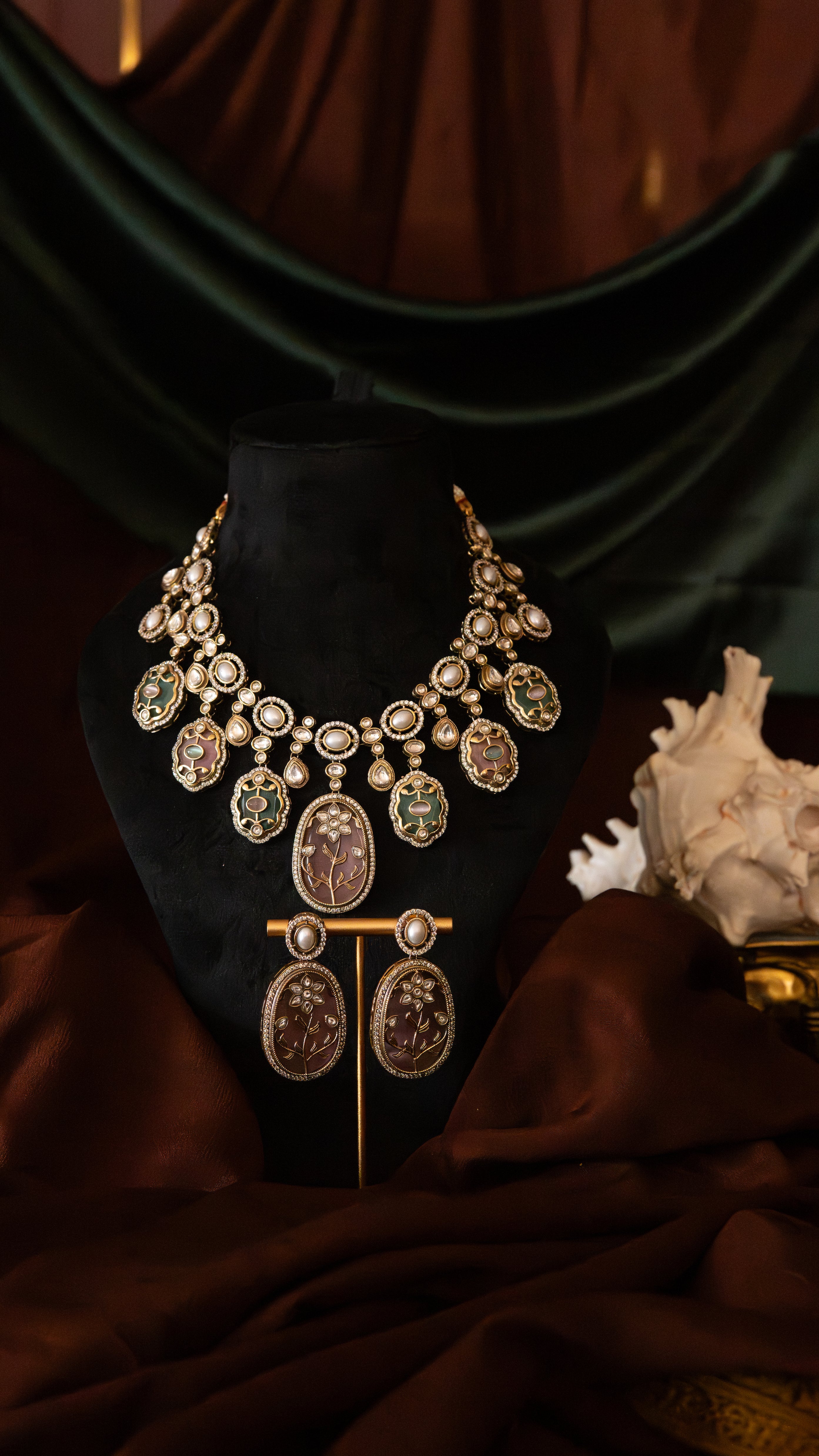 Viraasat Flora Heritage Necklace