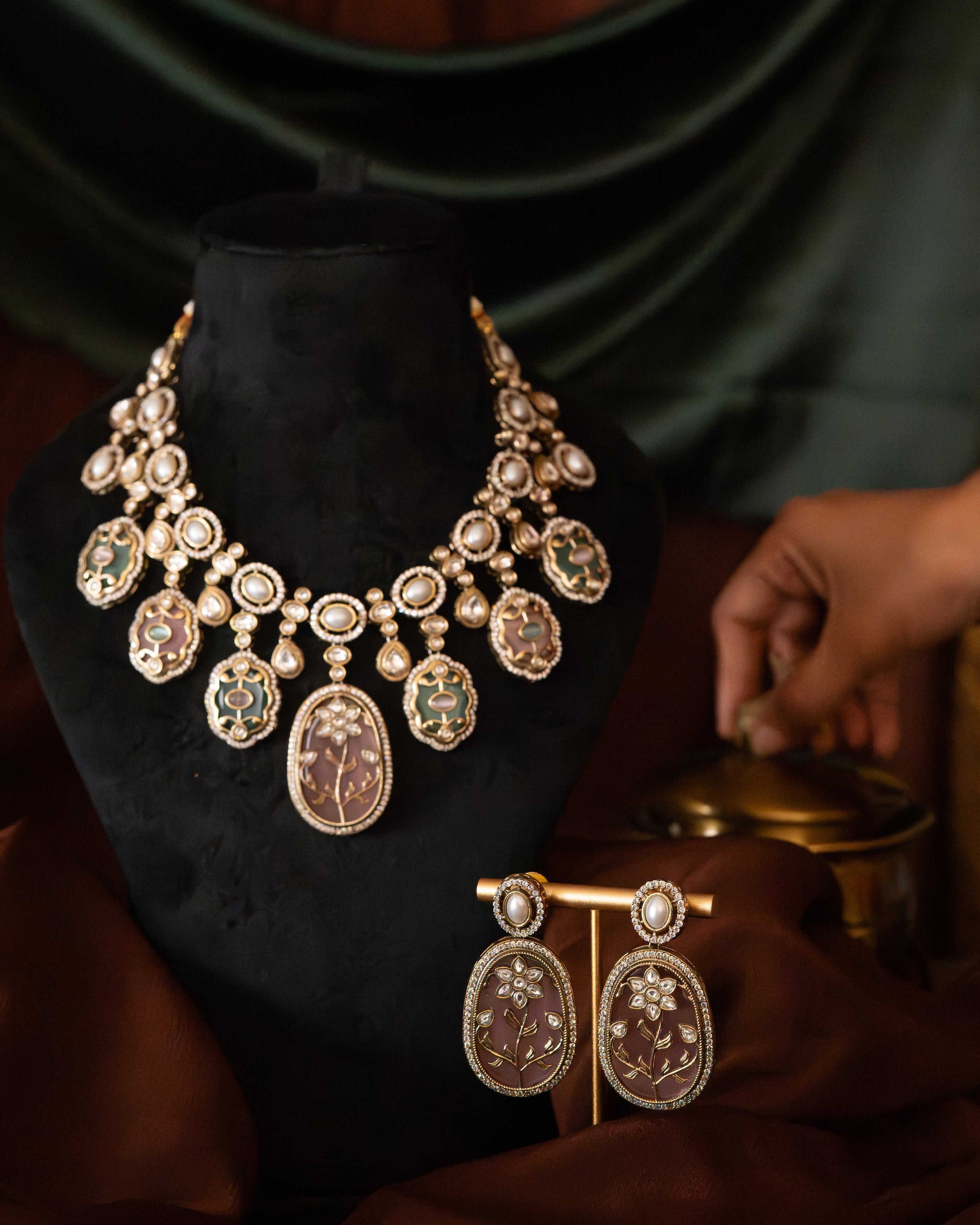 Viraasat Flora Heritage Necklace