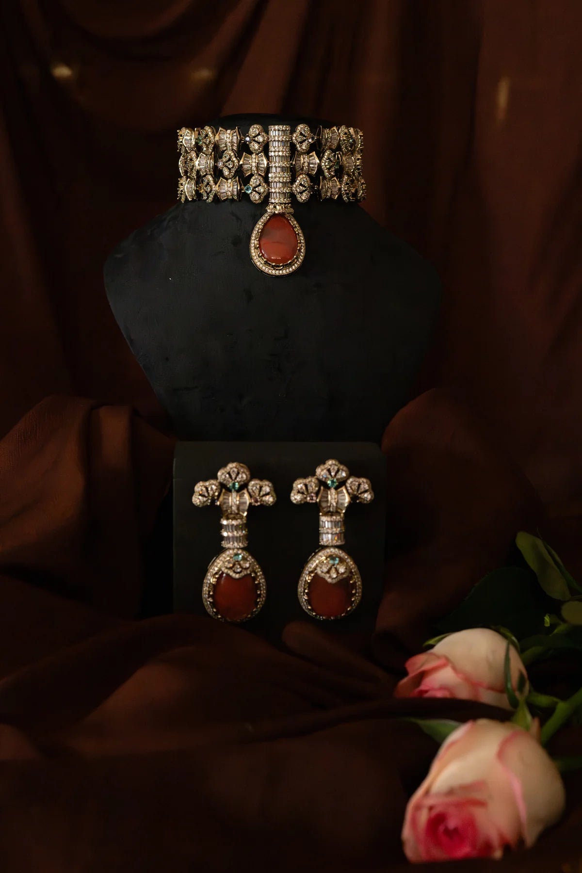 Crimson Royale Choker Set