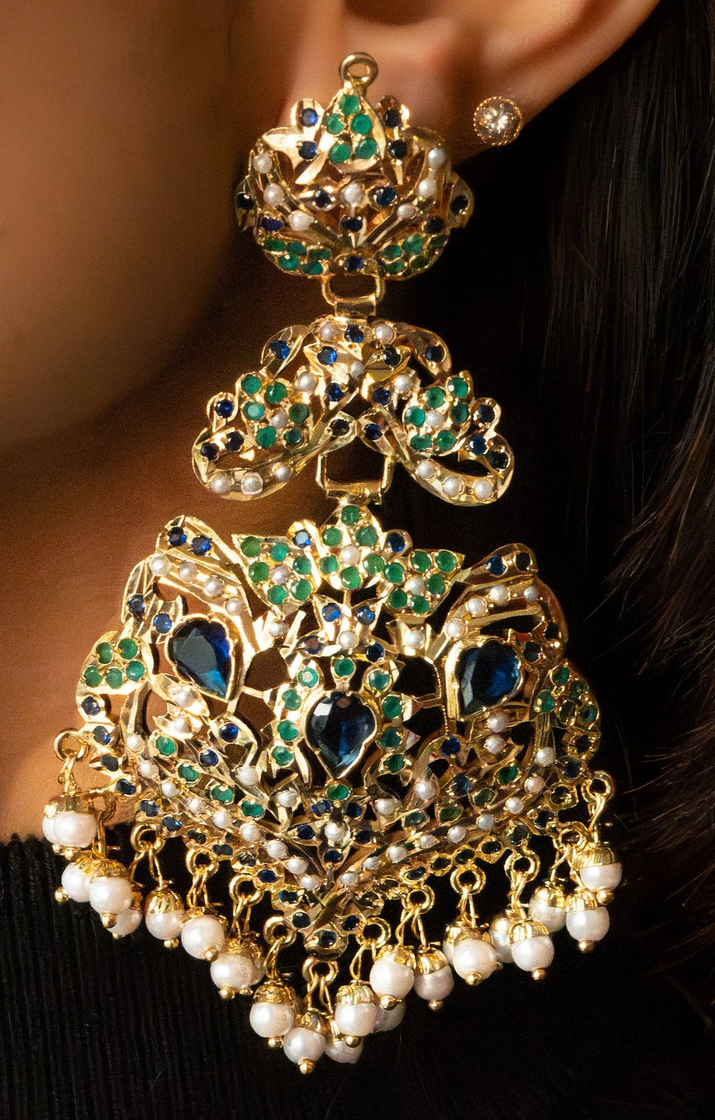 Neelmayuri Jhumka Earrings