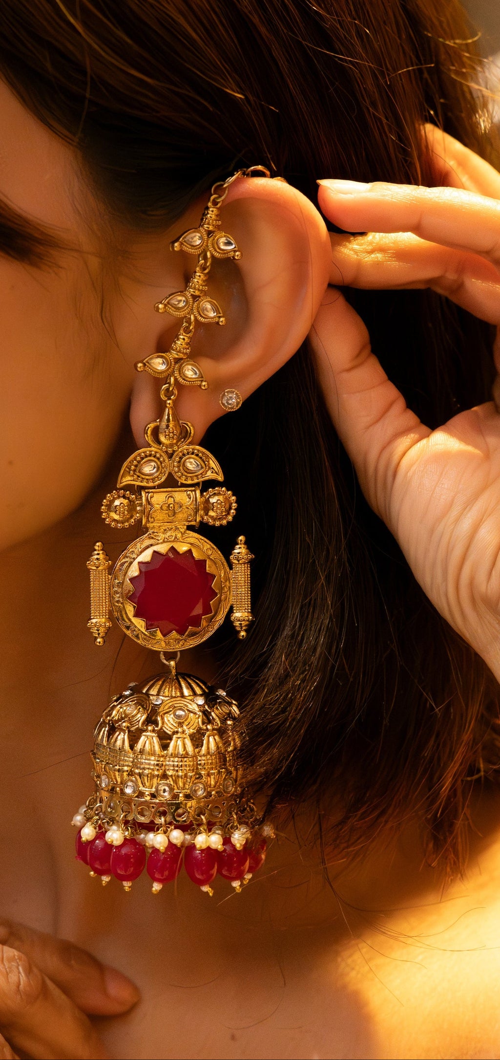 Neelam Gulnaar Jhumka Drops