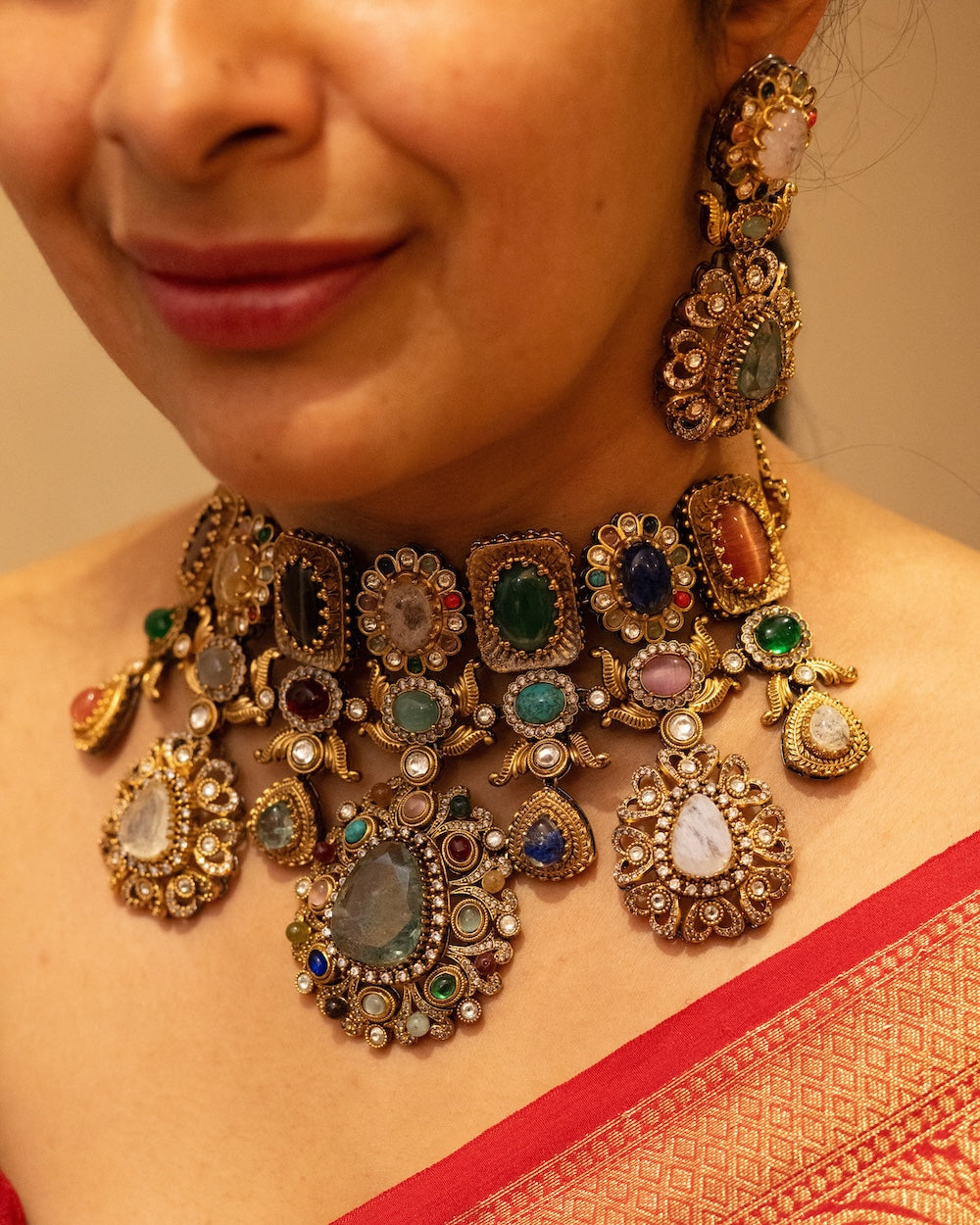 Amrapali Inspired Vintage Necklace Set