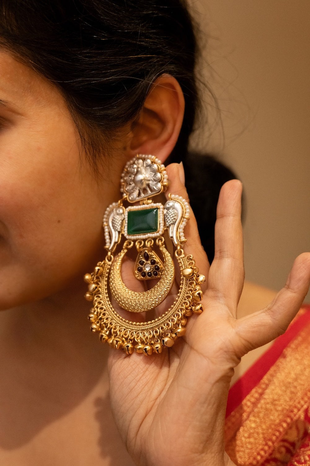 Nayaab Chandbali Earrings