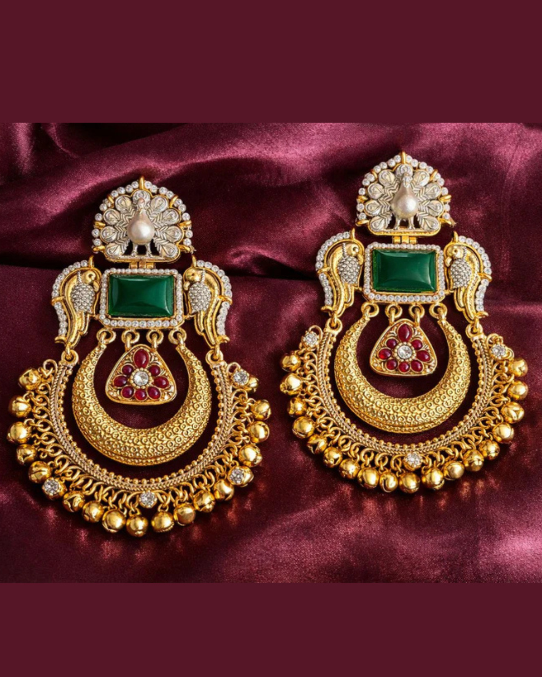 Nayaab Chandbali Earrings