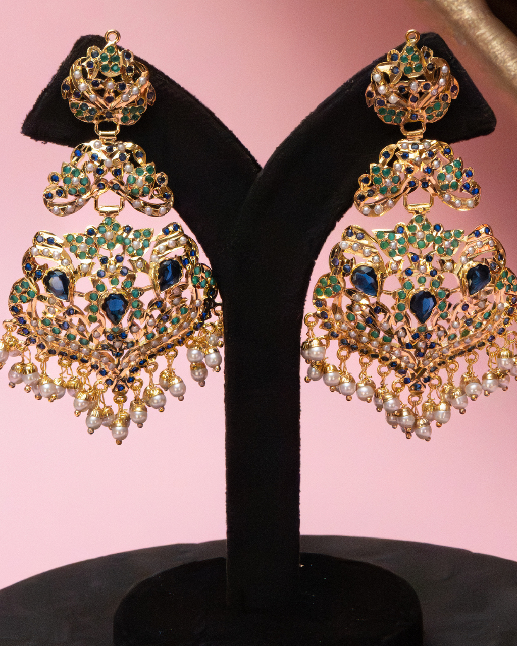 Neelmayuri Jhumka Earrings