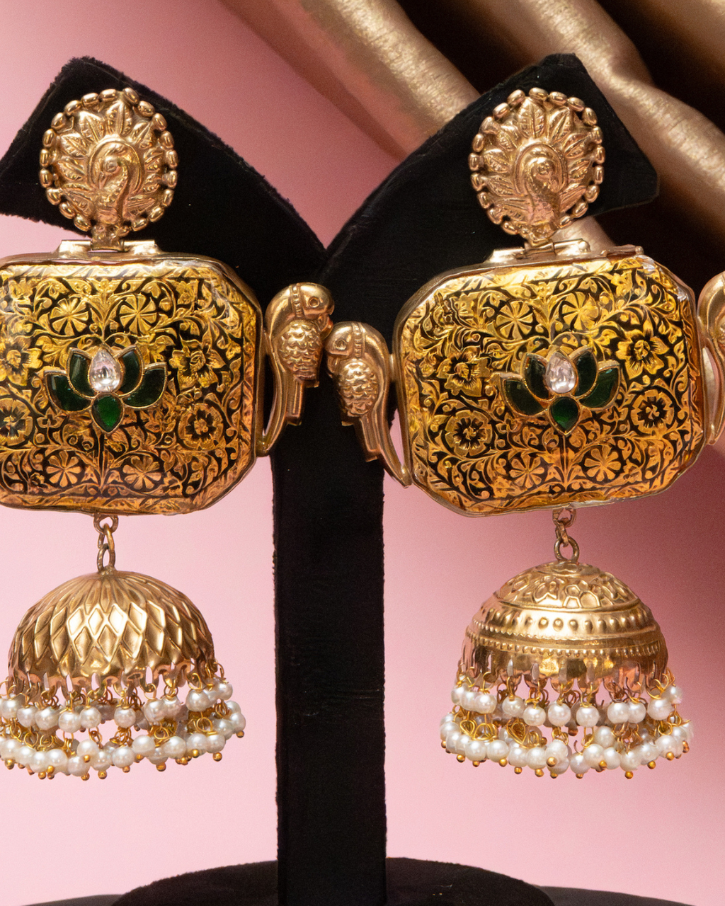 Mayur Viraasat Jhumka Drops