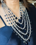 Midnight Cascade Statement Necklace