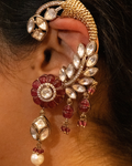 Gulnaar Viraasat Ear Cuff Chandeliers