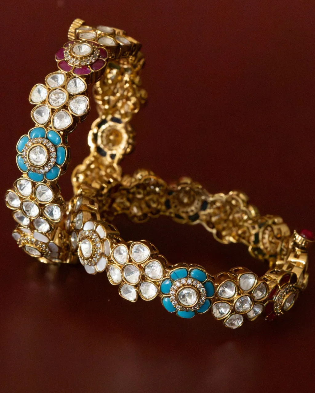 Turquoise Noor Blossom Bangle