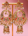Rang Mahal Chandbali Jhumka Earrings