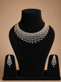 Gold Diamond Drape Necklace Set