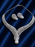 Celestial Wings Diamond Necklace Set