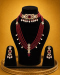 Ruby Pearls Combo Set