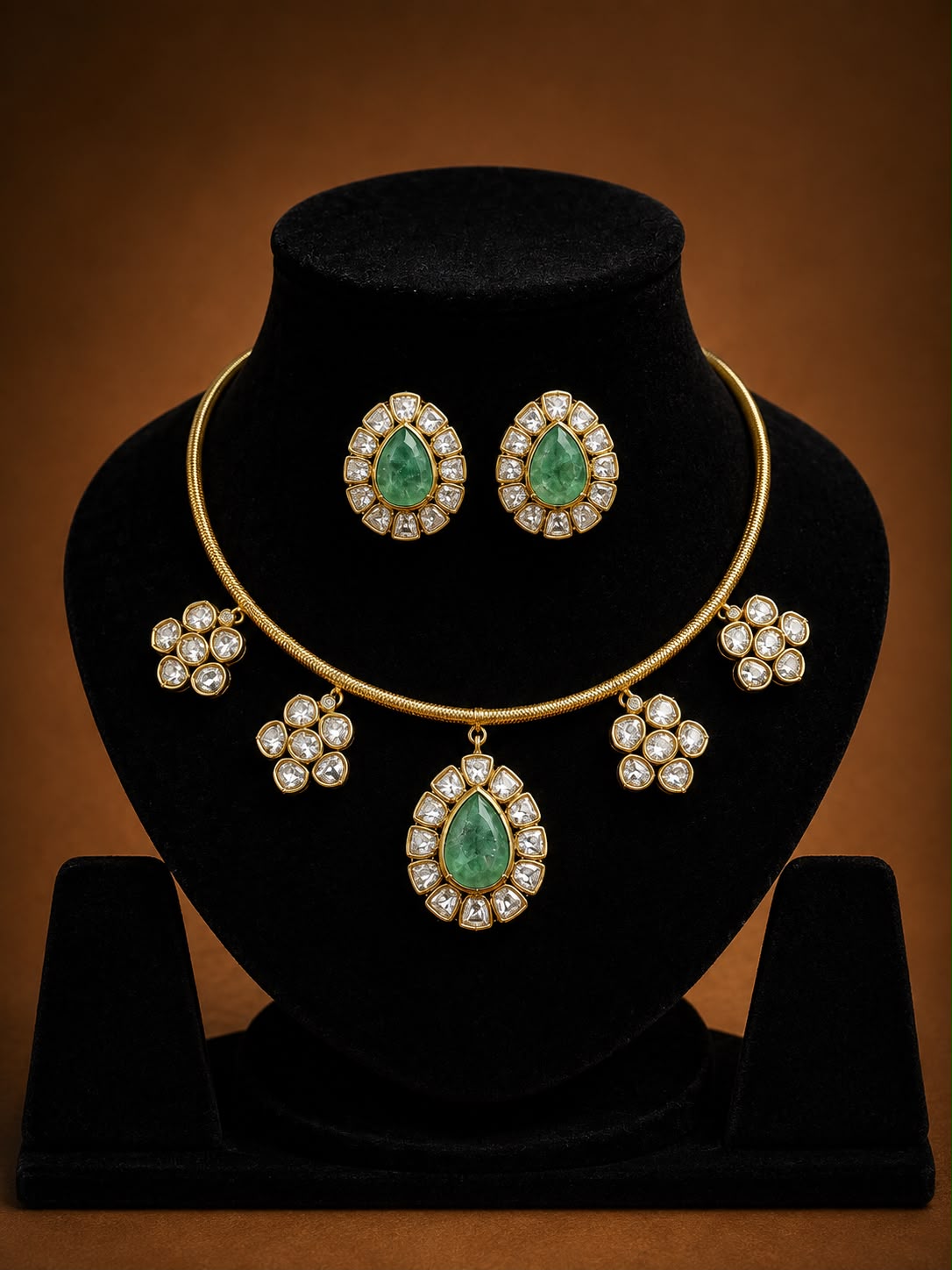 Celeste Bloom Mint Hasli Set