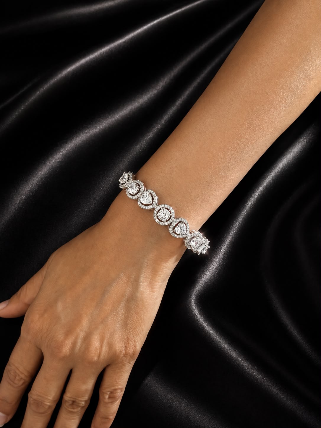 Heart and Soul Diamond Bracelet