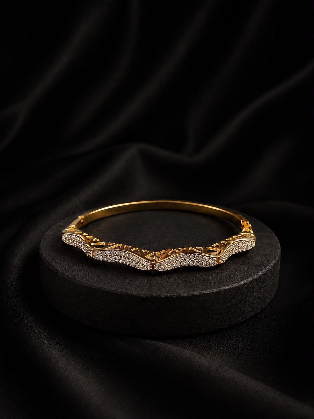 Moonlit Wave Bracelet