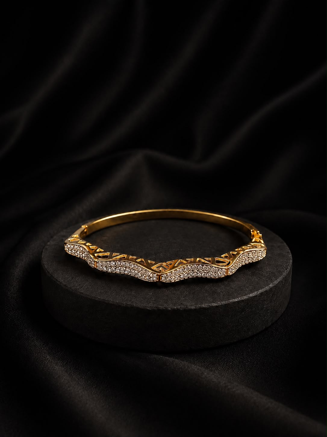 Moonlit Wave Bracelet